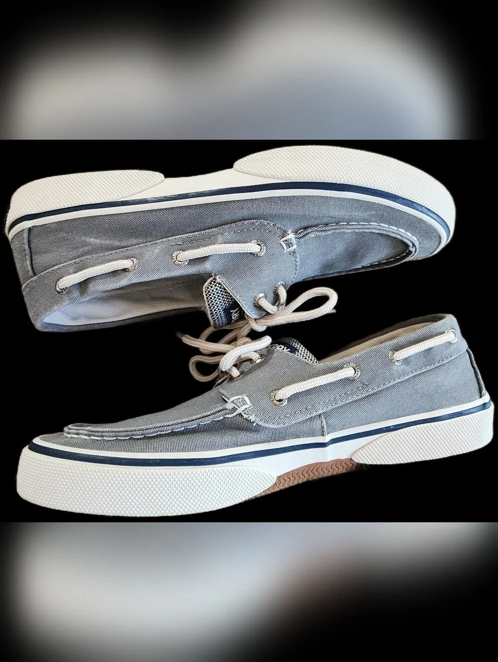 Sperry Top Siders 2 Eyelet Halyard Boat Shoes Size 9
